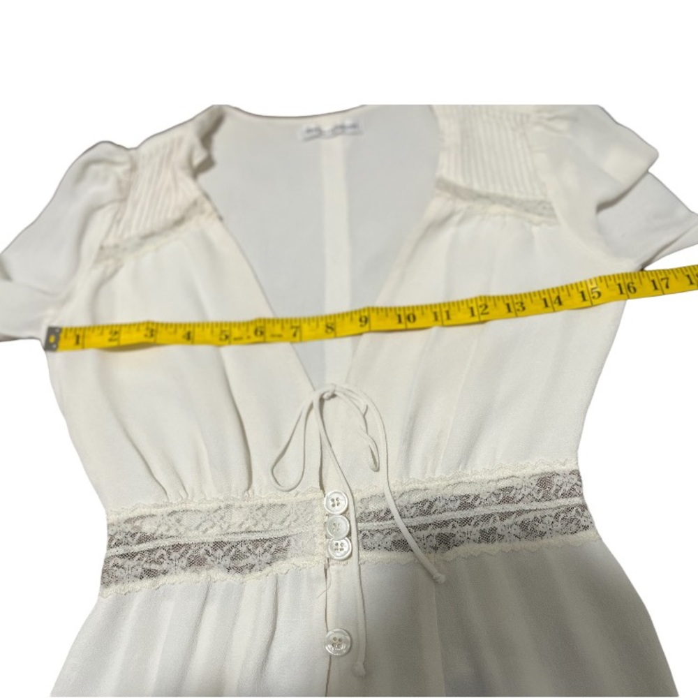 Reformation Imogen White Lace Dress - Picture 14 of 16